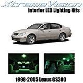 XtremeVision Interior LED for Lexus GS300 GS400 GS430 1998-2005 (12 Pieces) Pure White Interior LED Kit + Installation Tool