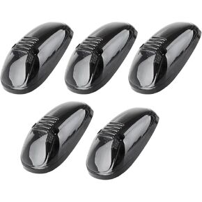 cciyu 5 Pack Smoke AmberLED Cab Roof Marker Light Lamp Smoked Replacement fit for 1999-2002 For Dodge For Ram 2500 3500 4500 Cab Marker
