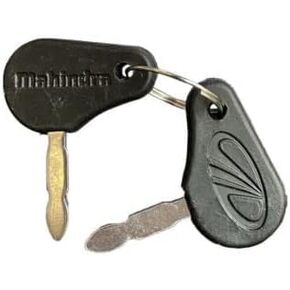 New Ignition Key with OEM Logo for Mahindra Tractor (Pack Off 2) (005555207R1)