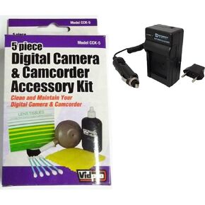 Synergy Digital Accessory Kit, Compatible with Olympus Pen E-PL10 Mirrorless Digital Camera includes: SDM-191 Charger, ZELCKSG Care & Cleaning