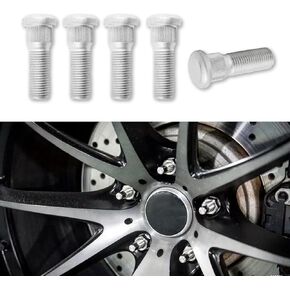 5PCS Wheel Studs, M12×1.5 Car Wheel Studs, Steel Tire Studs Replacement OEM9094202037,9094202067, Essential Car Accessories Lug Bolts Secure Wheel Hubs Fit for Toyota Chevy Lexus Scion Pontiac