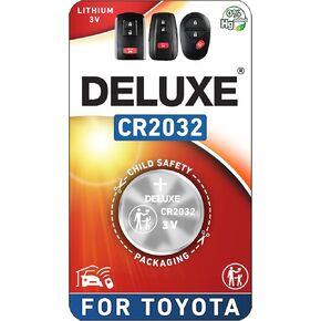 Key Fob Replacement Battery for Toyota (RAV4 Camry Corolla Highlander Prius Sienna Tacoma Tundra 4Runner Avalon CHR Sequioa Supra GR86) Smart Remote (Check Fitment Guide)