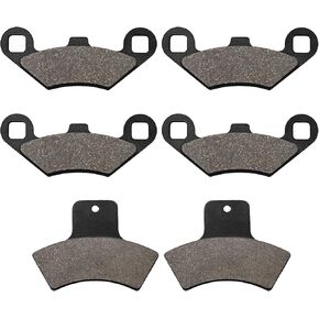 Front and Rear Brake Pad Replacement for Polaris Sportsman 500 335 400 500 4 x 4 RSE HO Scrambler 400 Trail Blazer 250 Scrambler 400 500 Magnum 500 Trail Blazer 250 400 Xpedition 325 425 Diesel 455