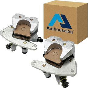 Amhousejoy Front Left Right Brake Calipers Fit for Suzuki Eiger 400 500 Ozark 250 LTF250 Quadsport Z250 Z400 Vinson 500 LTA500F