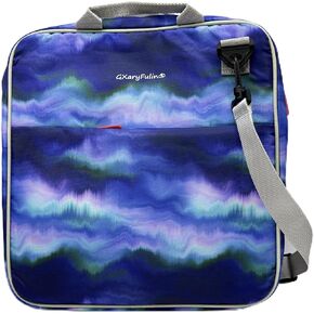 Zipper Binder, 3 Ring 2 inch Binder with Zipper,500 Sheets Capacity Multi-Pocket School Binder, Handle and Shoulder Strap Included
