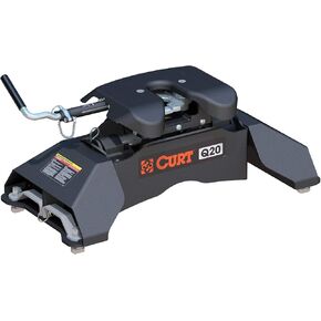 CURT 16035 Q20 5th Wheel Hitch, 20,000 lbs, Select Ford F-250, F-350, F-450, 8-Foot Bed Puck System