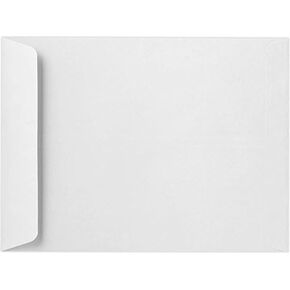 LUXPaper 8 3/4 x 11 1/4 Open End Envelopes - 24lb. Bright White (50 Qty) | Perfect for Catalogs, Annual Reports, Brochures, Magazines, Invitations | 7450-50