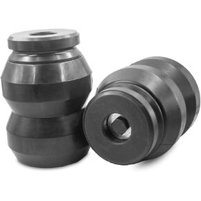 Suspenix 5.5" Rear Bump Stops, Rear Axle Jounce Bumpers Compatible with Dodge 2009-2020 Ram 1500 (Pair, Rubber)