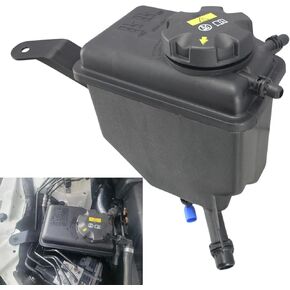 603-351 Engine Coolant Reservoir Tank w/ Sensor & Cap Compatible with 2004-2011 BMW E60 E61 E63 E64 | 525xi 528i 530i 530xi 535i 535i xDrive 545i 550i 645Ci 650Ci 650i | Replaces# 17137542986