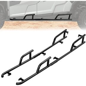 KEMIMOTO Upgrade 4 Seater Rock Sliders Nerf Bars Compatible with Polaris General 4 1000 XP 4 1000 2017-2024 Black Steel Tubing Side Bumper Protection Frame Accessories, Replace #2881992