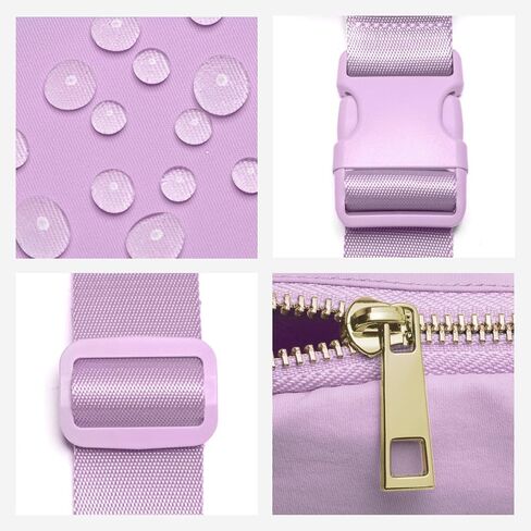 Gitus Gifts for 8 9 10 11 12 Year Old Girls Belt Bag Fanny Pack Crossbody Bags with Initial Letter Patch Cute Stuff Birthday Gifts for Teen Girls Women Personalized Trend Stuff (Lavender-A) in Kuwait
