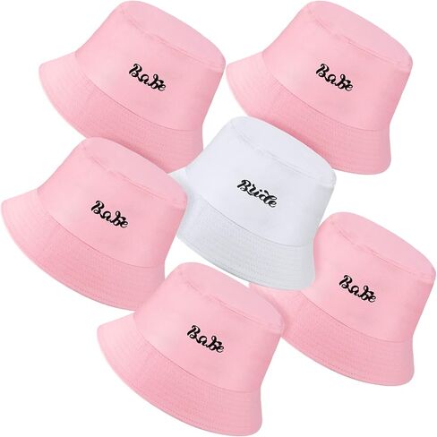 قبعات دلو العازبة العروس لتكون قبعة وصيفة العروس فاتنة القبعات هدايا العازبة زينة الحفلات in Kuwait