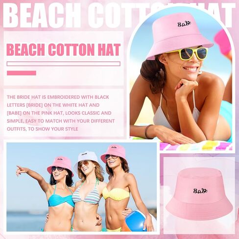 قبعات دلو العازبة العروس لتكون قبعة وصيفة العروس فاتنة القبعات هدايا العازبة زينة الحفلات in Kuwait