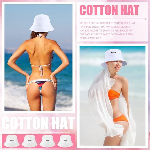 قبعات دلو العازبة العروس لتكون قبعة وصيفة العروس فاتنة القبعات هدايا العازبة زينة الحفلات in Kuwait