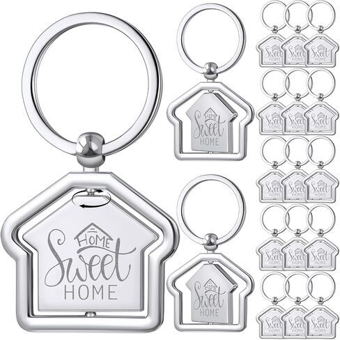 هدايا الوكيل العقاري للضيوف Sweet Home Keychain House على شكل Keychain Keychain لوازم الوكيل العقاري لتدفئة المنزل in Saudi Arabia