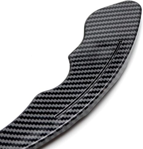 iJDMTOY Twill-Weave Carbon Fiber Pattern Style Larger Paddle Shifter Extensions Compatible with Lexus IS250 IS300 IS350 RC300 RC350 NX200t NX300 CT200h, etc in Saudi Arabia