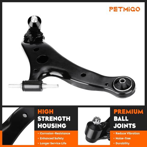 2 Pcs Front Lower Control Arms with Ball Joints Fit for Toyota Sienna 2004-2010 (Mini Passenger/Mini Cargo Van) in Saudi Arabia