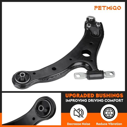 2 Pcs Front Lower Control Arms with Ball Joints Fit for Toyota Sienna 2004-2010 (Mini Passenger/Mini Cargo Van) in Saudi Arabia