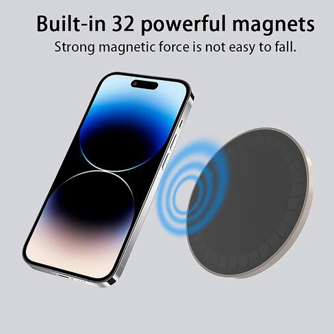 Magnetic Suction Cup Phone Mount - 2Pcs White Pink Silicone Magnetic Phone Holder, Anti-slip Hands-free Phone Stand, Mirror Shower Holder Suitable for Videos and Selfies in Kuwait