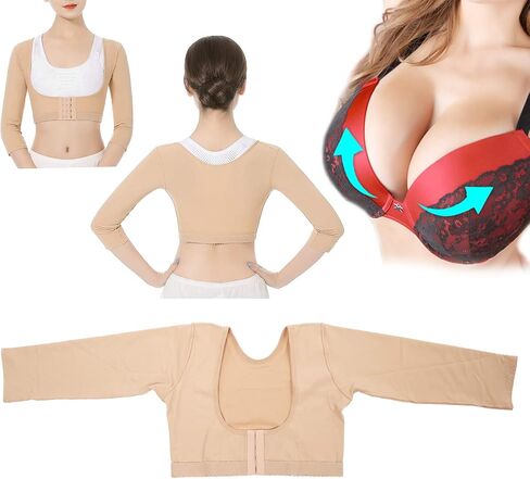 Women Posture Shaper,Women Posture Shaper, 1 Upper Arm Shaper Shapewear Compression Sleeves Posture Corrector(S) (XL) in Saudi Arabia