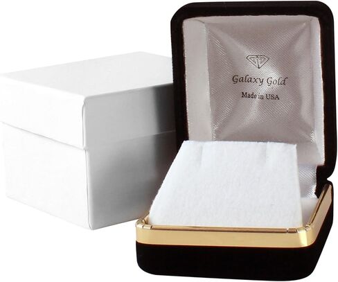 أقراط Galaxy Gold GG 10 قيراط من الذهب الوردي عيار 14 قيراط من العقيق الطبيعي in Kuwait