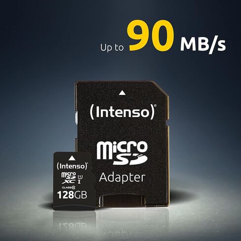Intenso Microsdhc Memory Card, Class 4, 4 GB, Black in Saudi Arabia