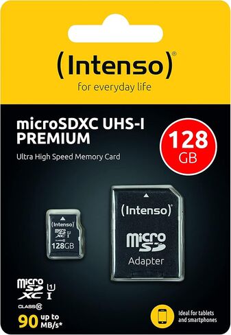 Intenso Microsdhc Memory Card, Class 4, 4 GB, Black in Saudi Arabia