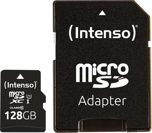 Intenso Microsdhc Memory Card, Class 4, 4 GB, Black in Saudi Arabia