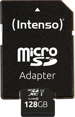 Intenso Microsdhc Memory Card, Class 4, 4 GB, Black in Saudi Arabia