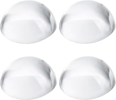 4Pcs Crystal Dome Paperweight and Crystal Magnifier,1.9 inch Diameter for Home Decor, Physics Classroom in Saudi Arabia