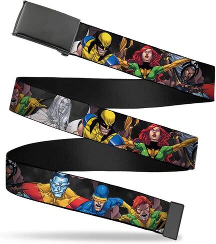 Buckle-Down unisex adult Buckle-down Web X-men 1.25" Belt, X-men, 1.25 Wide - Fits up to Pant Size 42 US in Saudi Arabia