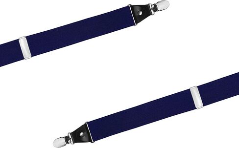 1.4" Y Back Mens Brace Suspenders with adjustable elastic webbing, Suspenders for adult, 4 Strong Metal clips in Saudi Arabia
