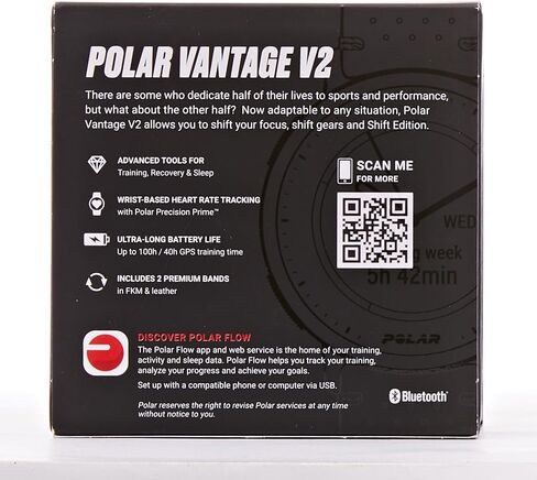 Polar Vantage V2 - ساعة ذكية متميزة متعددة الرياضات مع نظام تحديد المواقع العالمي (GPS). in Kuwait