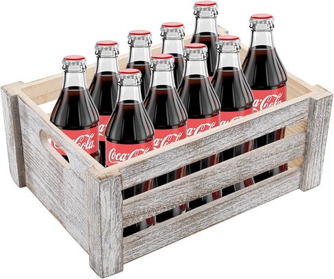 مجموعة ZOOFOX مكونة من 3 صناديق تخزين خشبية، حاوية تخزين التعشيش بمقابض، سلة خشبية مزخرفة للمنزل، ديكور حمام ريفي in Kuwait