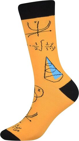 Men's 2/4 Packs Fun Crazy Novelty Dress Crew Socks in Saudi Arabia