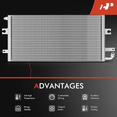مكيف هواء ممتاز A/C مكثف متوافق مع Toyota Pickup 1984-1988، 2.4L 3.0L، استبدال # 8846089109 in Saudi Arabia
