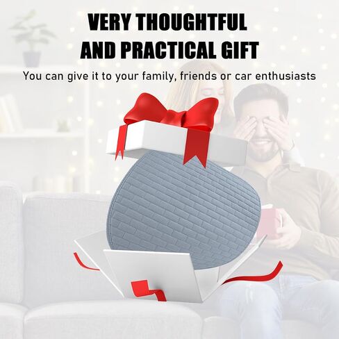 2PCS Car Seat Bottom Cover Pad, Breathable Auto Front Seat Button Cushion Mat with Pocket, Soft Comfortable Vehicle Seat Protector Pad, Universal Truck SUV Car Accessories (Gray) in Kuwait