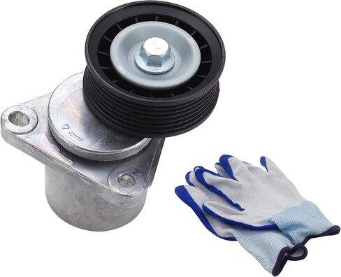 38408 Belt Tensioner Assembly With Pulley For Ford Focus 03-06/Escape 05-06 Mazda 3 07-09/6 03-07/Atenza 03-07/MX-5 Miata 06-15/Tribute 05-06 Mercury Mariner 05-06 OE# 89372 LF1715980C in Saudi Arabia