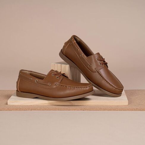 Vostey Men's Boat Shoes Casual Slip-on Loafers Arch Support Deck Shoes for Men in Saudi Arabia
