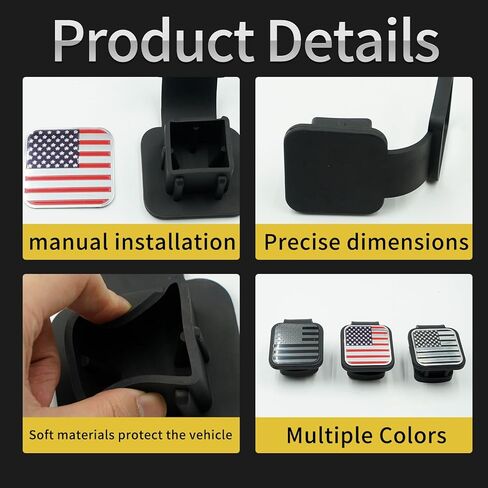 غطاء وصلة وصلة المقطورة باللون الأحمر، قابس مقاوم للغبار بخطاف المقطورة، غطاء حماية للفم المربع، أغطية وصلة سحب غطاء أنبوب الاستقبال، أغطية وصلة السحب مناسبة لأجهزة الاستقبال مقاس 2 بوصة in Kuwait