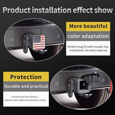 غطاء وصلة وصلة المقطورة باللون الأحمر، قابس مقاوم للغبار بخطاف المقطورة، غطاء حماية للفم المربع، أغطية وصلة سحب غطاء أنبوب الاستقبال، أغطية وصلة السحب مناسبة لأجهزة الاستقبال مقاس 2 بوصة in Kuwait