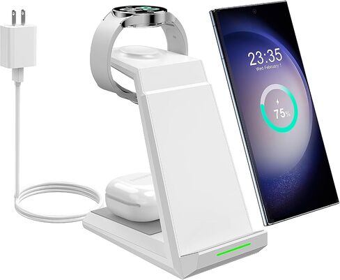 Wireless Charger for Samsung - NANAMI 3 in 1 Phone and Watch Charger Stand in Saudi Arabia