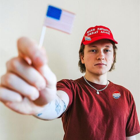 25 قطعة دبوس ترامب 2024 المستدير يظهر دعمك لترامب الجمهوري 2024 دبابيس التلبيب شارة الانتخابات الرئاسية السائبة in Kuwait