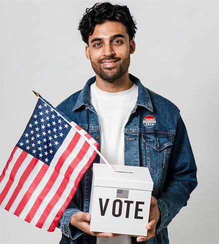 25 قطعة دبوس ترامب 2024 المستدير يظهر دعمك لترامب الجمهوري 2024 دبابيس التلبيب شارة الانتخابات الرئاسية السائبة in Kuwait