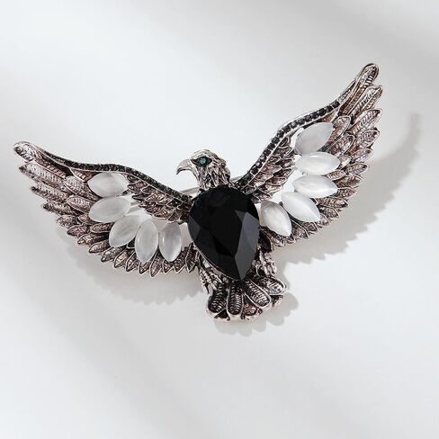 Eagle Bird Brooches Pin for Women/Men Fashion Crystal Animal Brooch Jewelry in Kuwait