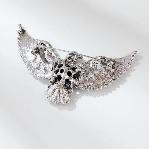 Eagle Bird Brooches Pin for Women/Men Fashion Crystal Animal Brooch Jewelry in Kuwait