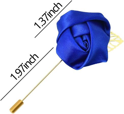 روز زهرة بروش دبابيس التلبيب للرجال الدعاوى روز بروش دبابيس القماش روز زهرة مع الذهب ورقة بروش دعوى التلبيب دبابيس للرجال بروش روز دبابيس ودبابيس in Kuwait