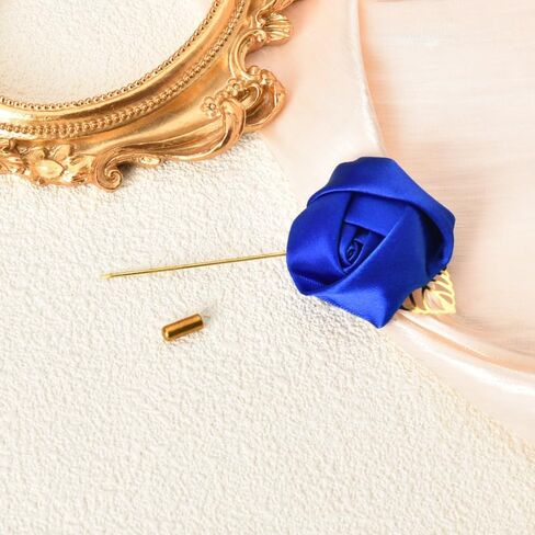 روز زهرة بروش دبابيس التلبيب للرجال الدعاوى روز بروش دبابيس القماش روز زهرة مع الذهب ورقة بروش دعوى التلبيب دبابيس للرجال بروش روز دبابيس ودبابيس in Kuwait