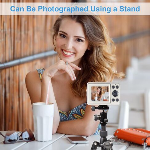 Digital Camera, FHD 720P Digital Camera for Kids Video Camera 16X Digital Zoom, Compact Point and Shoot Camera Portable Small Camera for Teens Students Boys Girls Seniors Black in Kuwait