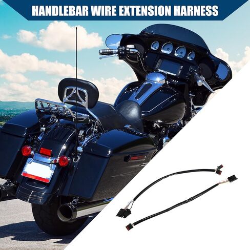 12 in Handlebar CAN Bus Circuit Wire Extension Harness for Harley Softail Dynas Electra Glide Road Glide Sportster/Handlebar Wire Extension Switch Wiring/Durable / 1 Set in Saudi Arabia